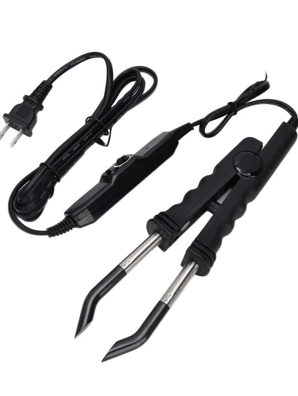 Hair Extension Connector Iron, Adjustable Temperature Glue Fusion Tool